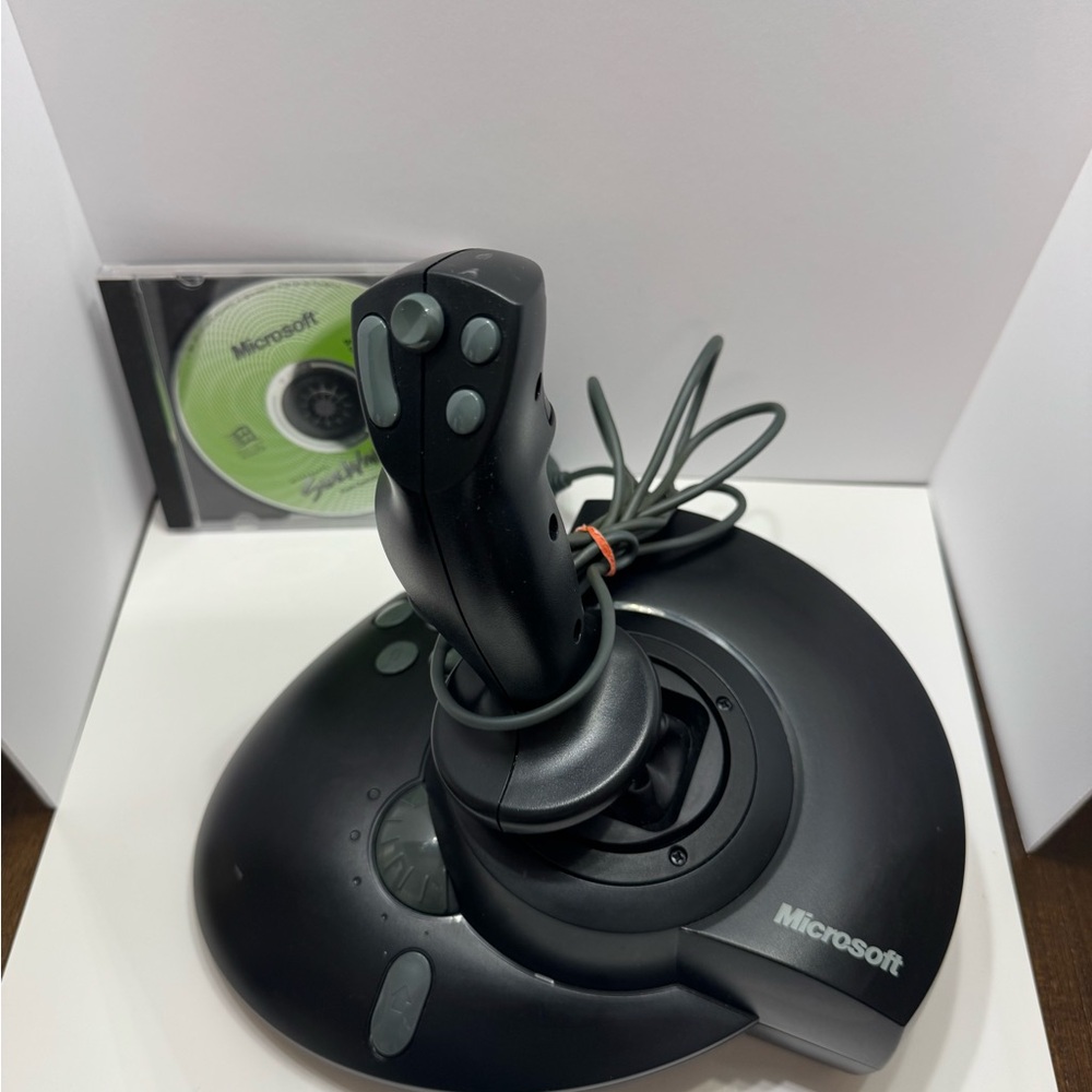 Microsoft SideWinder Game Controller Software CD in Neon Green